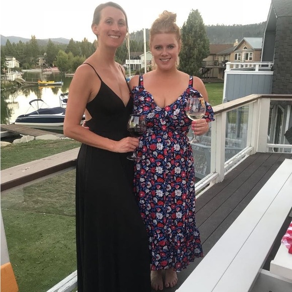 Kate Spade Navy 100% Silk Daisy Floral Midi Dress - Picture 12 of 12